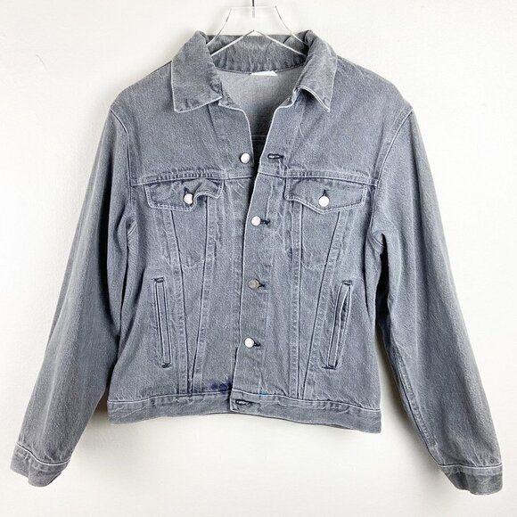 Bristol Blues Jackets & Blazers - BRISTOL BLUES | VINTAGE Denim jacket in Gray